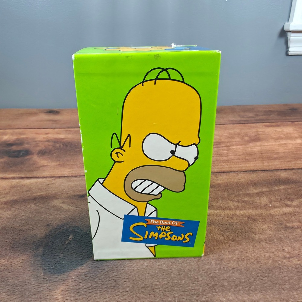 Fox Video The Best of The Simpsons VHS Box Set Volumes 1-3 Green Good 6 Episodes